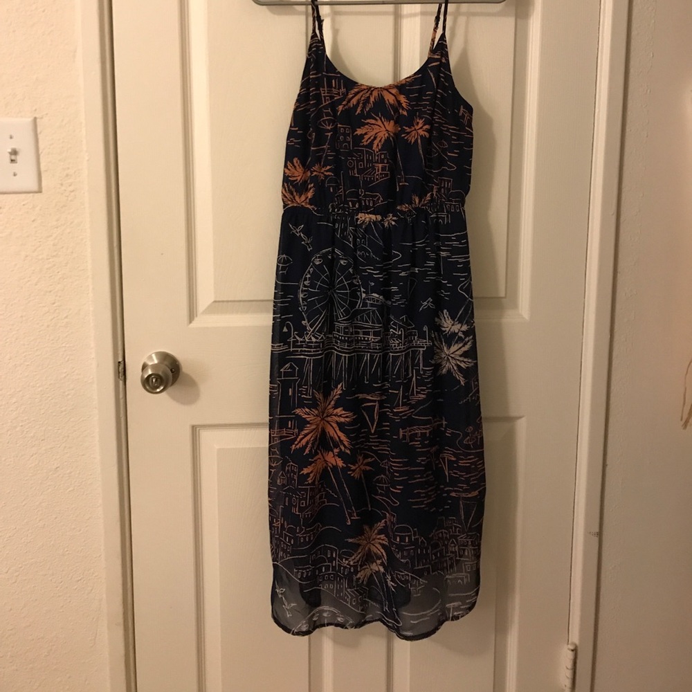 Fun beach themed long dress