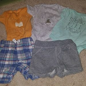 Bodysuit and shorts set