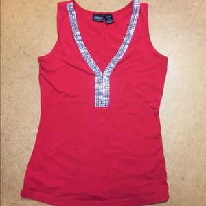 Frederick's of Hollywood Sparkly Tank Top