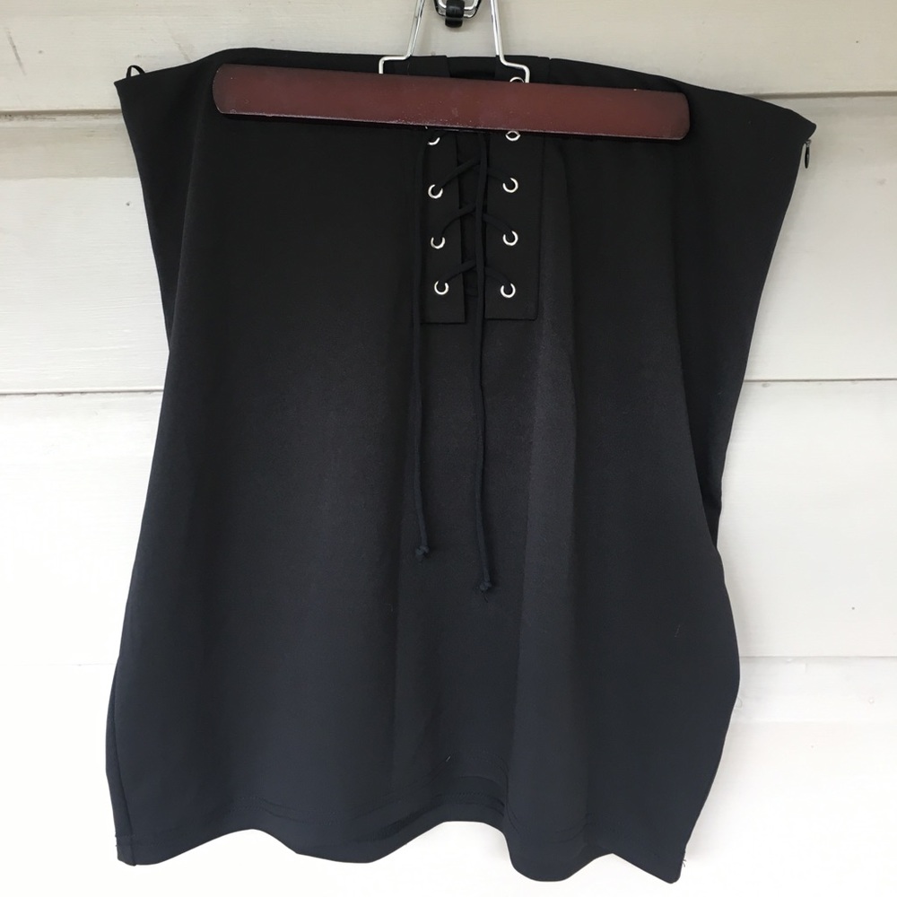 Missguided Lace up skirt