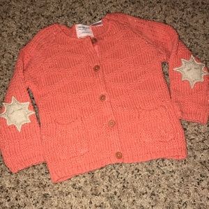 Zara cardigan with elbow patch size 12/18 mon
