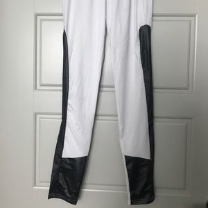 White & Black Leggings