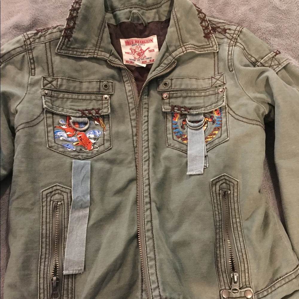 True Religion girls embroidered jacket