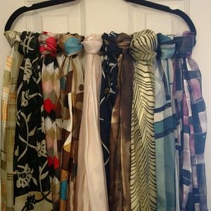 Long Dress Scarves Lot