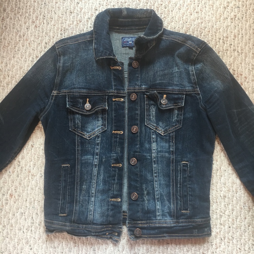 Just USA Dark Wash Denim Jacket