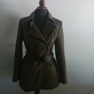 Belted Military style Coat