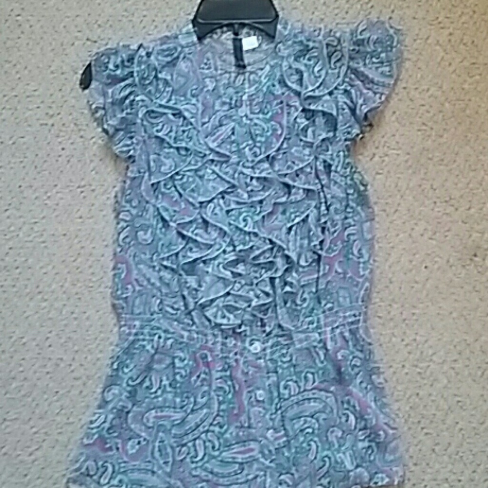H&M ruffle blouse