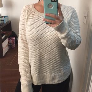 Off-white knit AE sweater