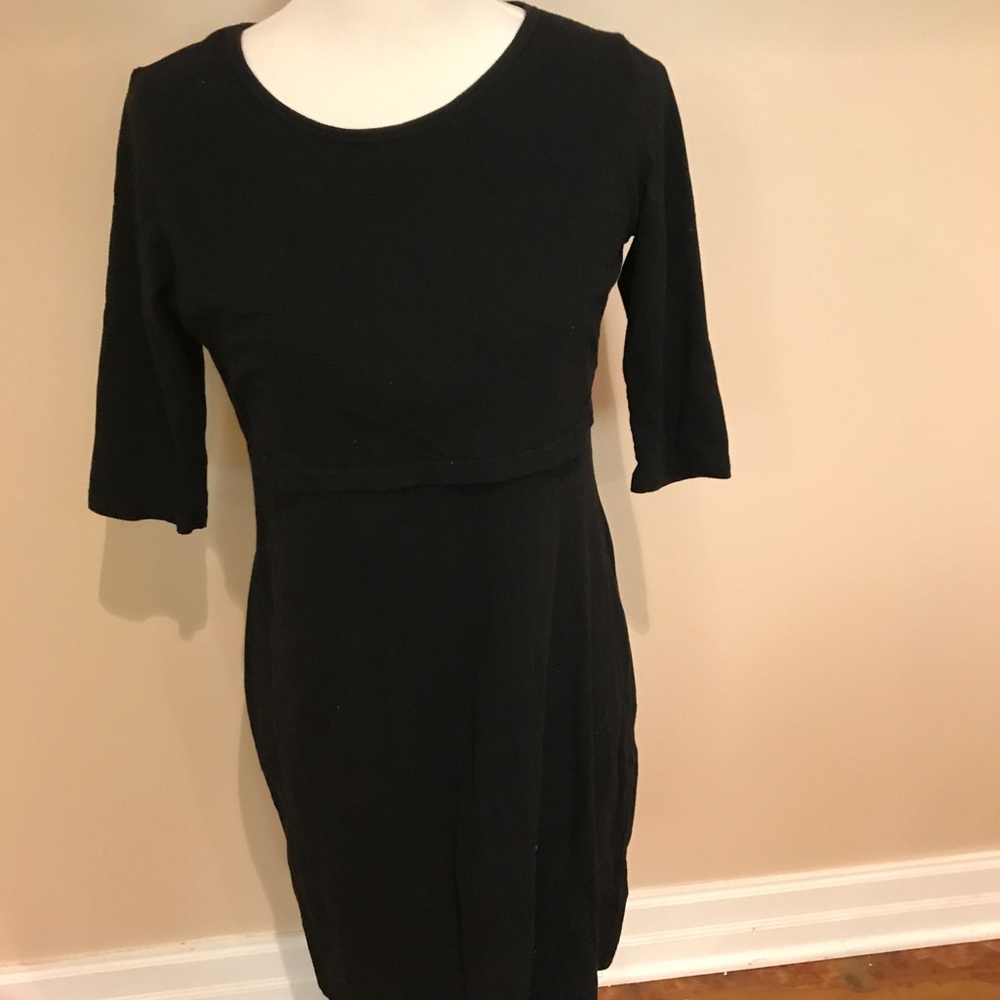 Latched Mama size large 3/4 sleeve nursing dress