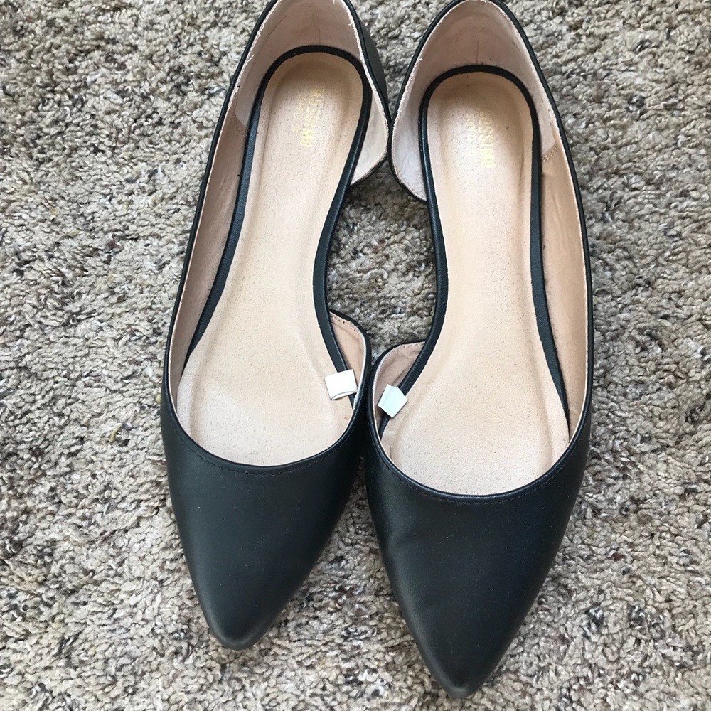 Mossimo Black Pointed Toe Flats