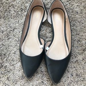 Mossimo Black Pointed Toe Flats