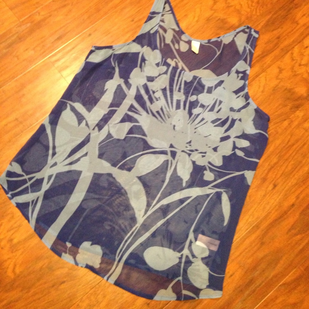 Old Navy Sheer Tank Blouse