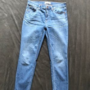 Madewell skinny jeans.