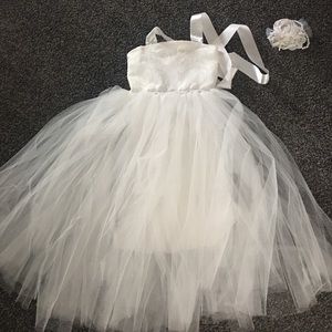 Flower girl dress, worn once
