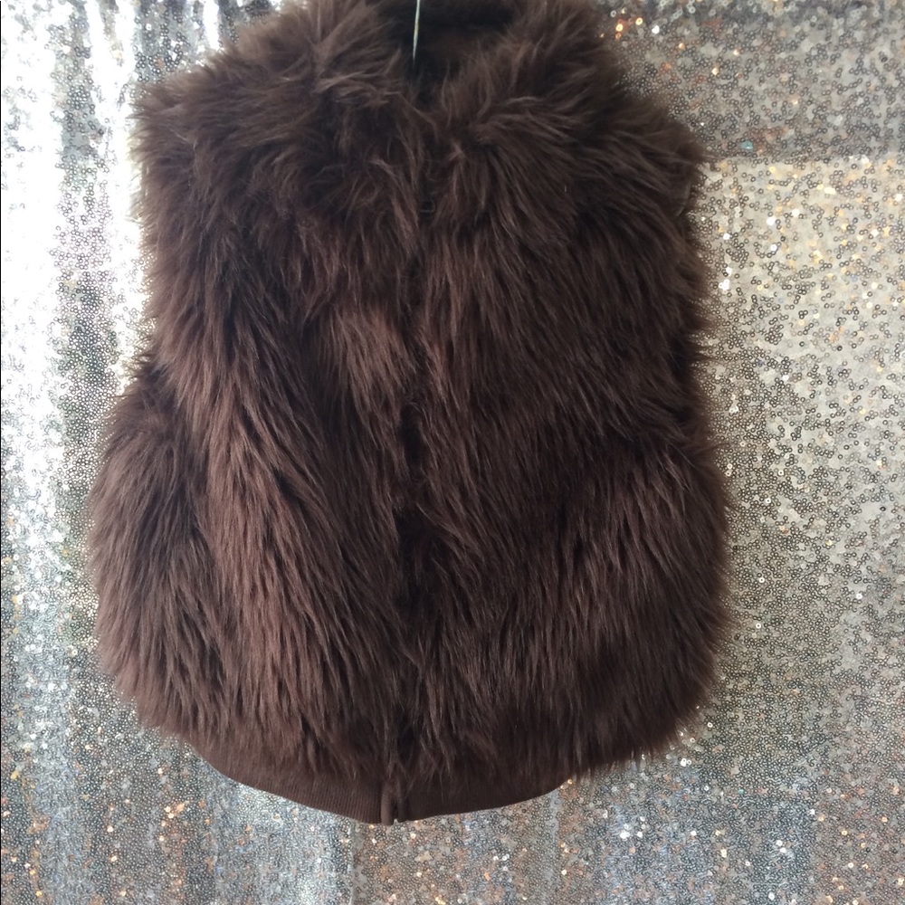 Little Girls Faux Fur Vest