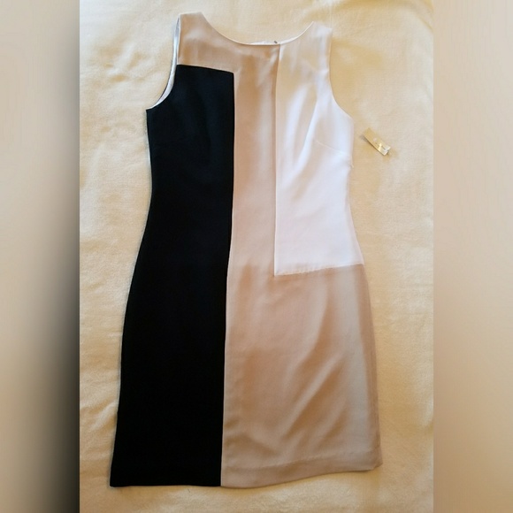 Amanda Smith Dresses & Skirts - Amanda Smith sleevelees Petite color block Dress