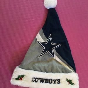 Cowboys Santa Hat