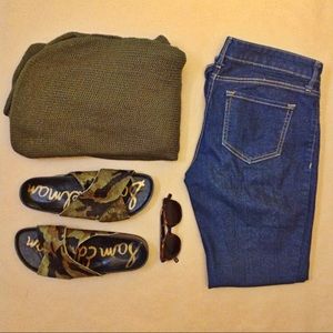 Sam Edelman Adora Camo slides sz9