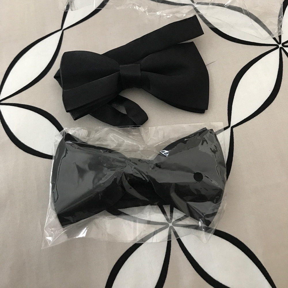 New black bow ties