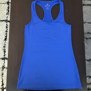 Women's 90 degree reflex racer back tank.