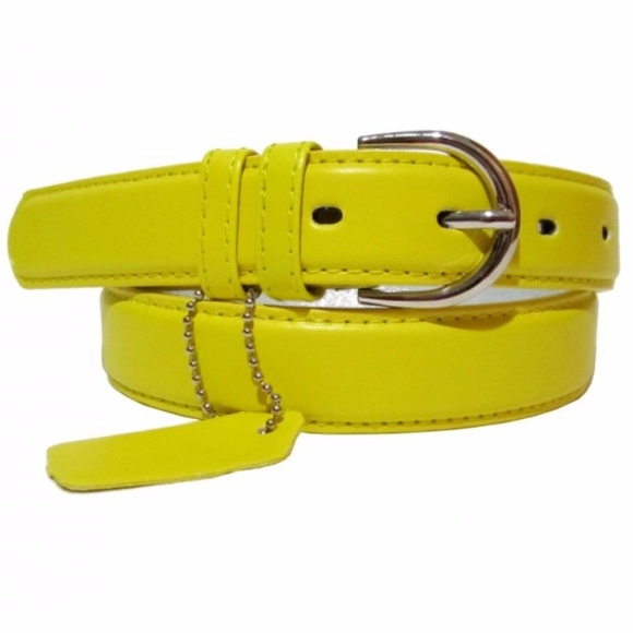 plus size yellow belt