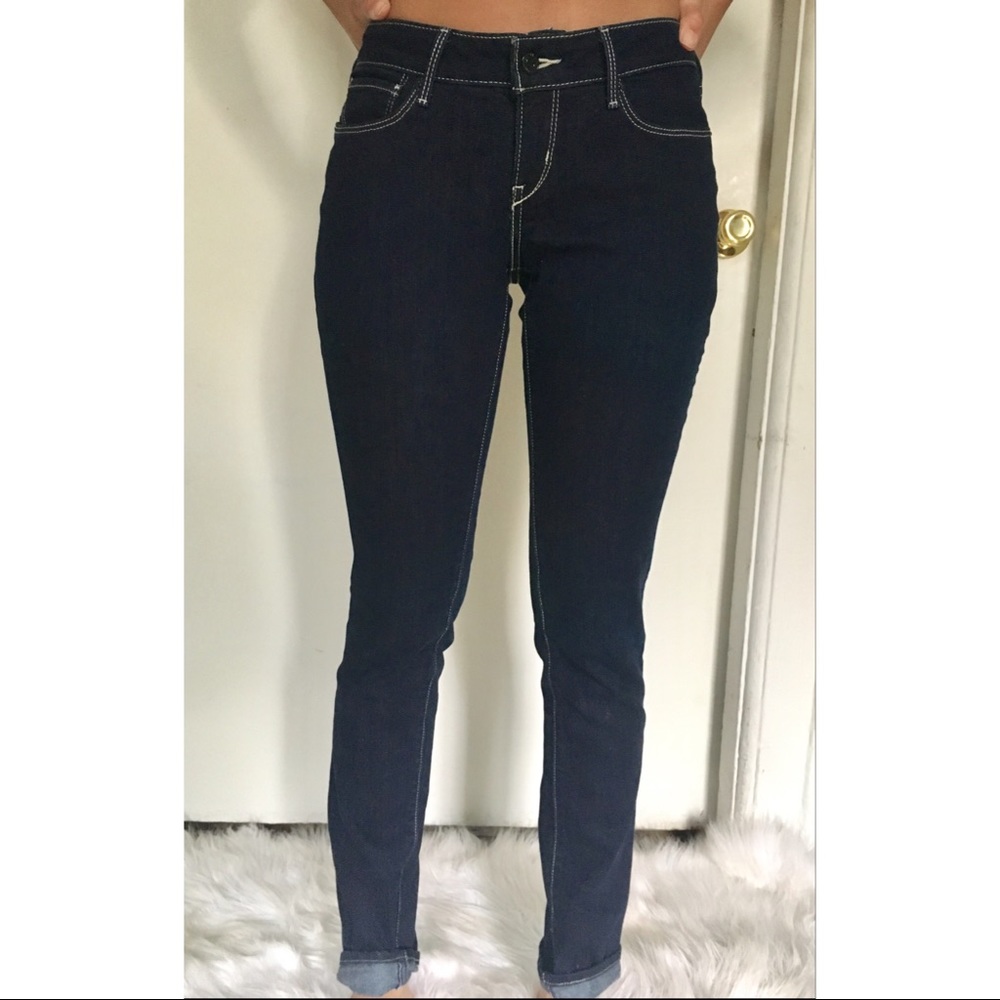 Dark wash Levi's