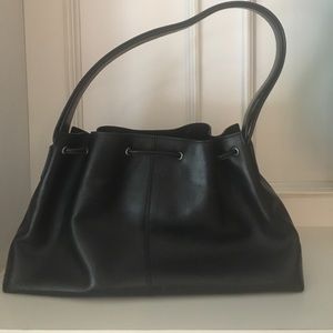 Black small leather Tod bag