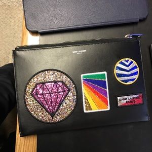 Saint Laurent Multi Patch Document Holder