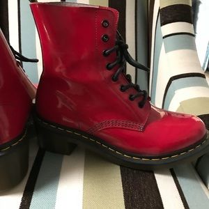 Hot pink Dr. Martens