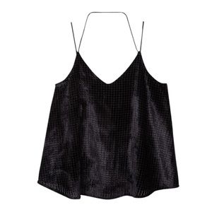 NWT Mango velvet top