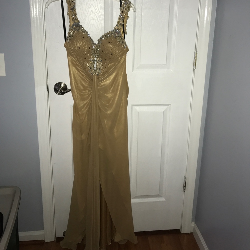 Gold Prom Dress