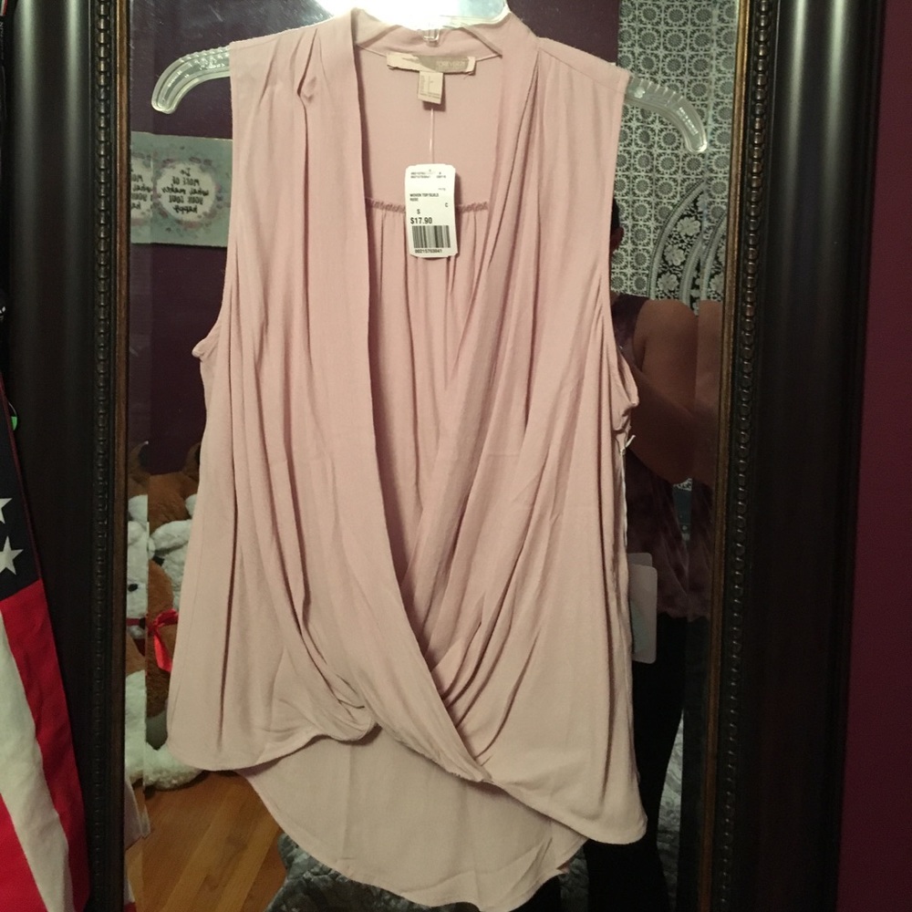 Pink tank top