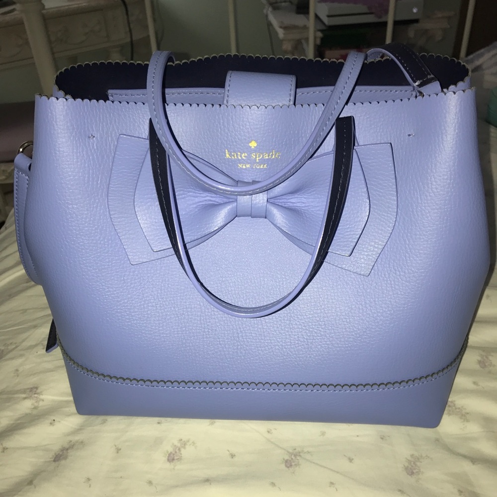 Kate Spade Blue Bow Crossbody