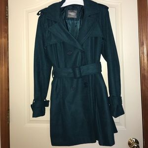 EUC Dark Teal Pea Coat