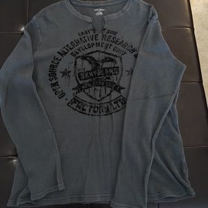 DKNY Thermal V-neck shirt