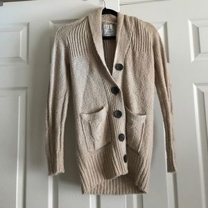 Knit cardigan sweater