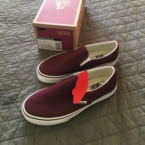 Vans slip ons