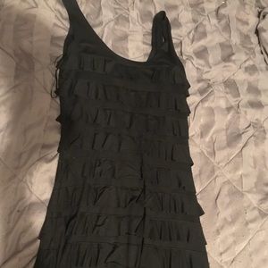 Black tank mini dress