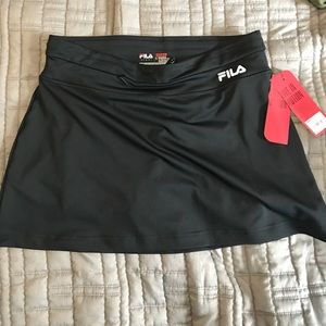NWT Fila Black golf or tennis skirt