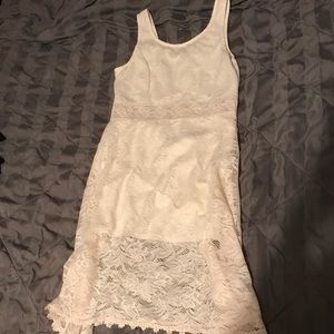 White lace dress