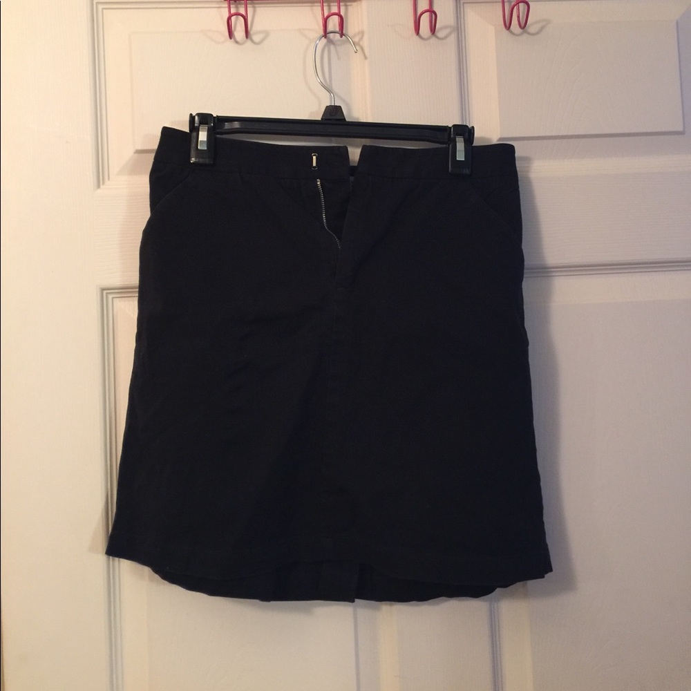 Valerie Stevens Casual Petite Black Skirt