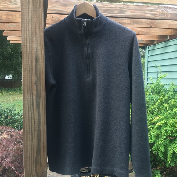 Banana Republic Gray 1/4 Zip Pullover NWOT - Picture 5 of 5