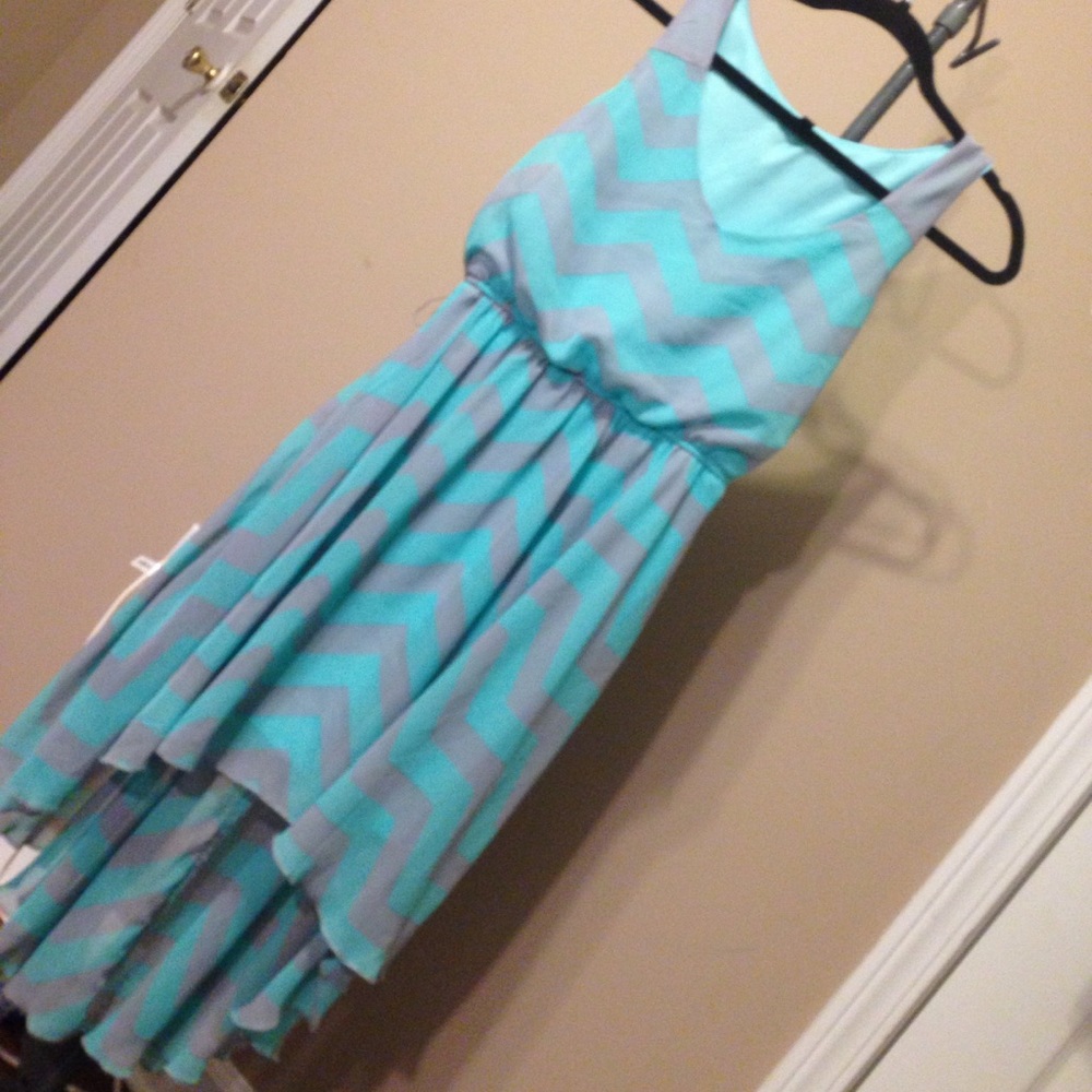 Sleeveless High-Low Dress