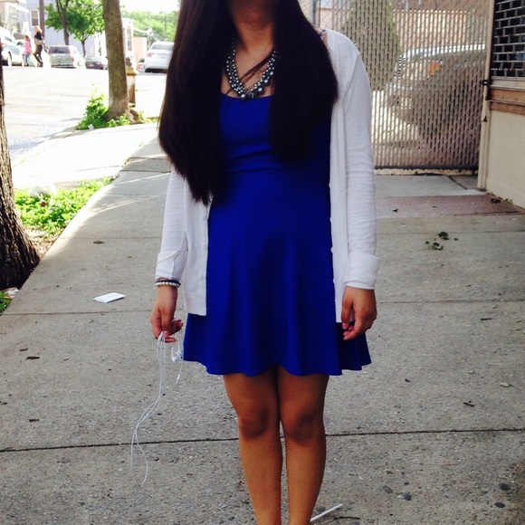 American Eagle Royal Blue Dress - Picture 1 of 4