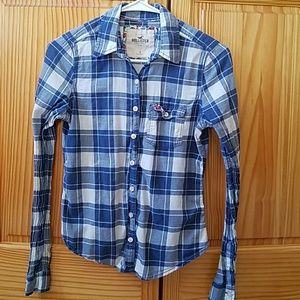 Hollister plaid shirt