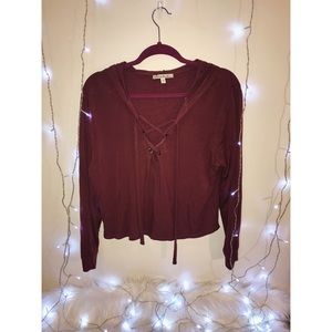 EXPRESS CROPPED HOODIE