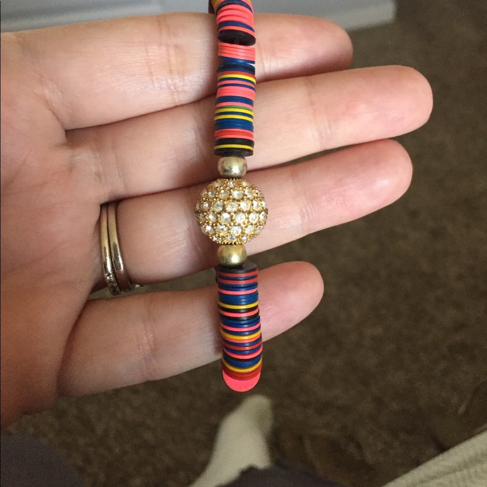 Gorgeous Rainbow disc bracelet!
