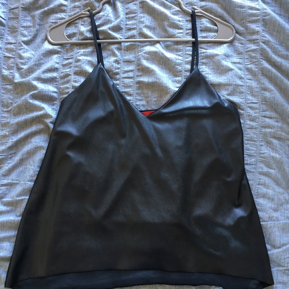 *Black Leather Top* - Picture 3 of 3