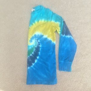 Lands End dye tie long sleeved boys  shirt