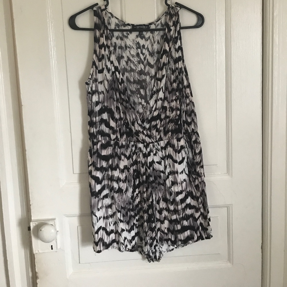 Printed romper